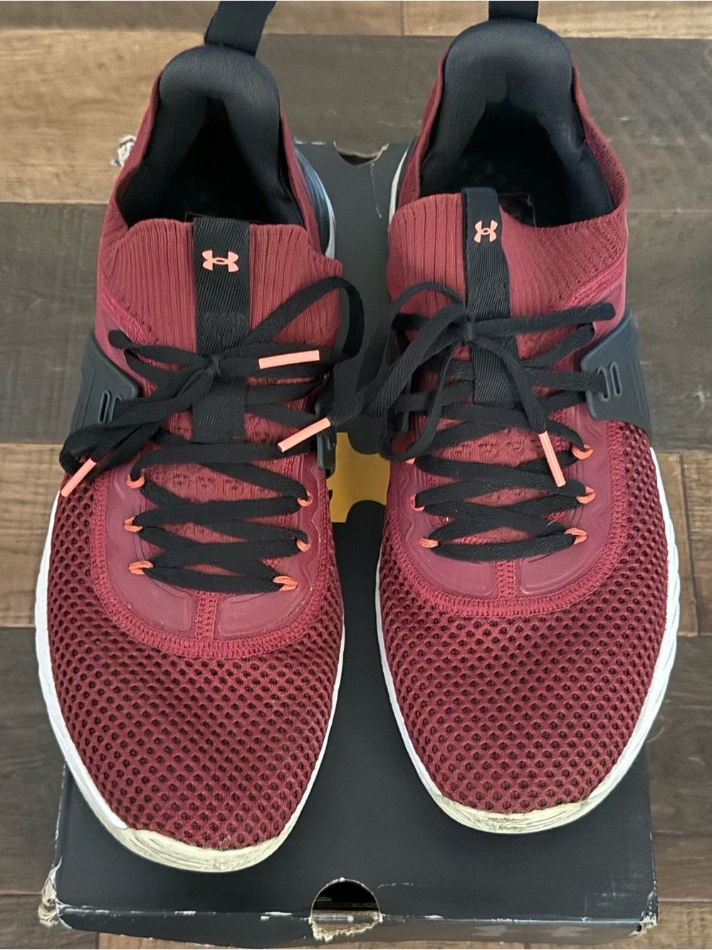 Under Armour Project Rock 4 Men’s Training Shoes - Maroon/Black